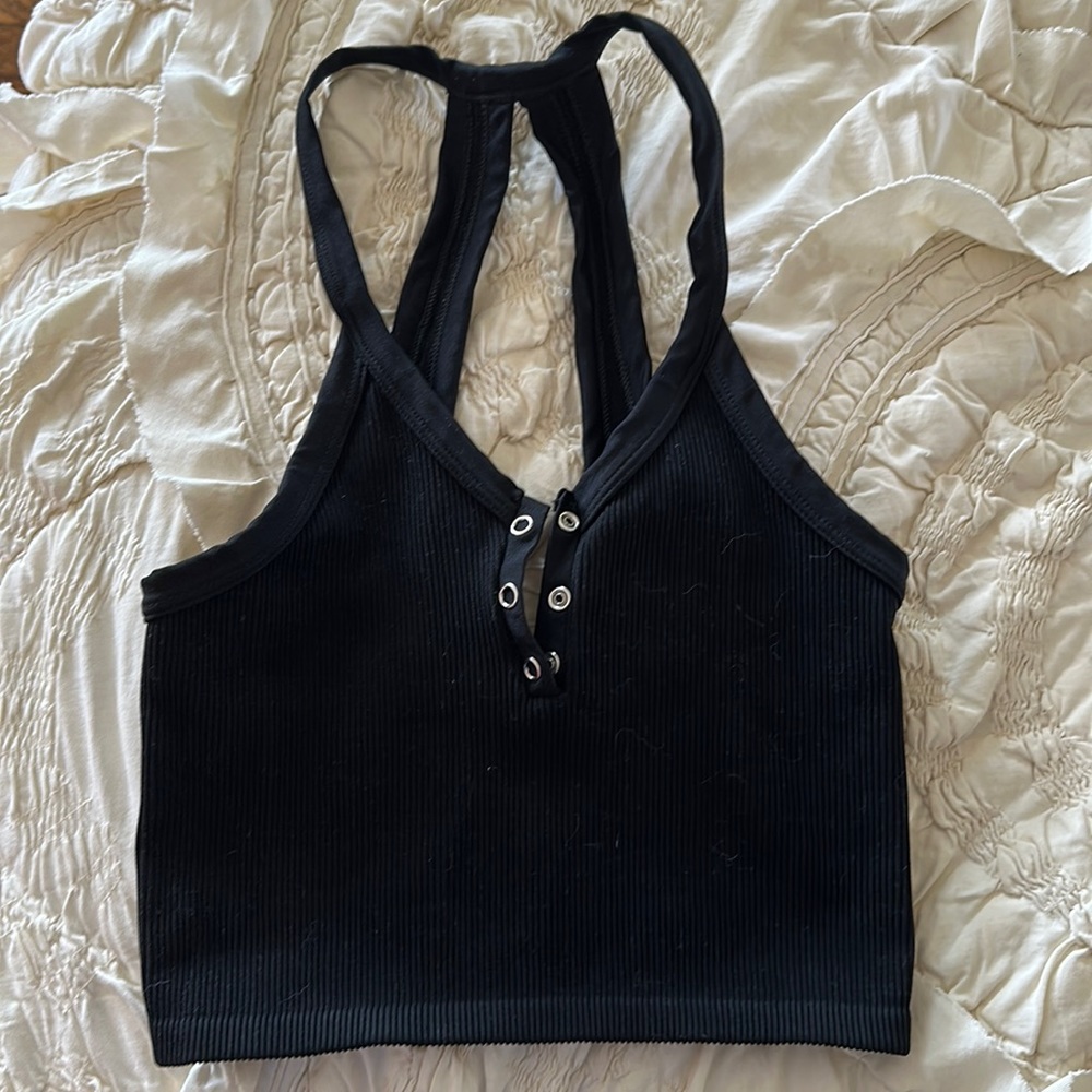 NWOT Free People Movement black bra top